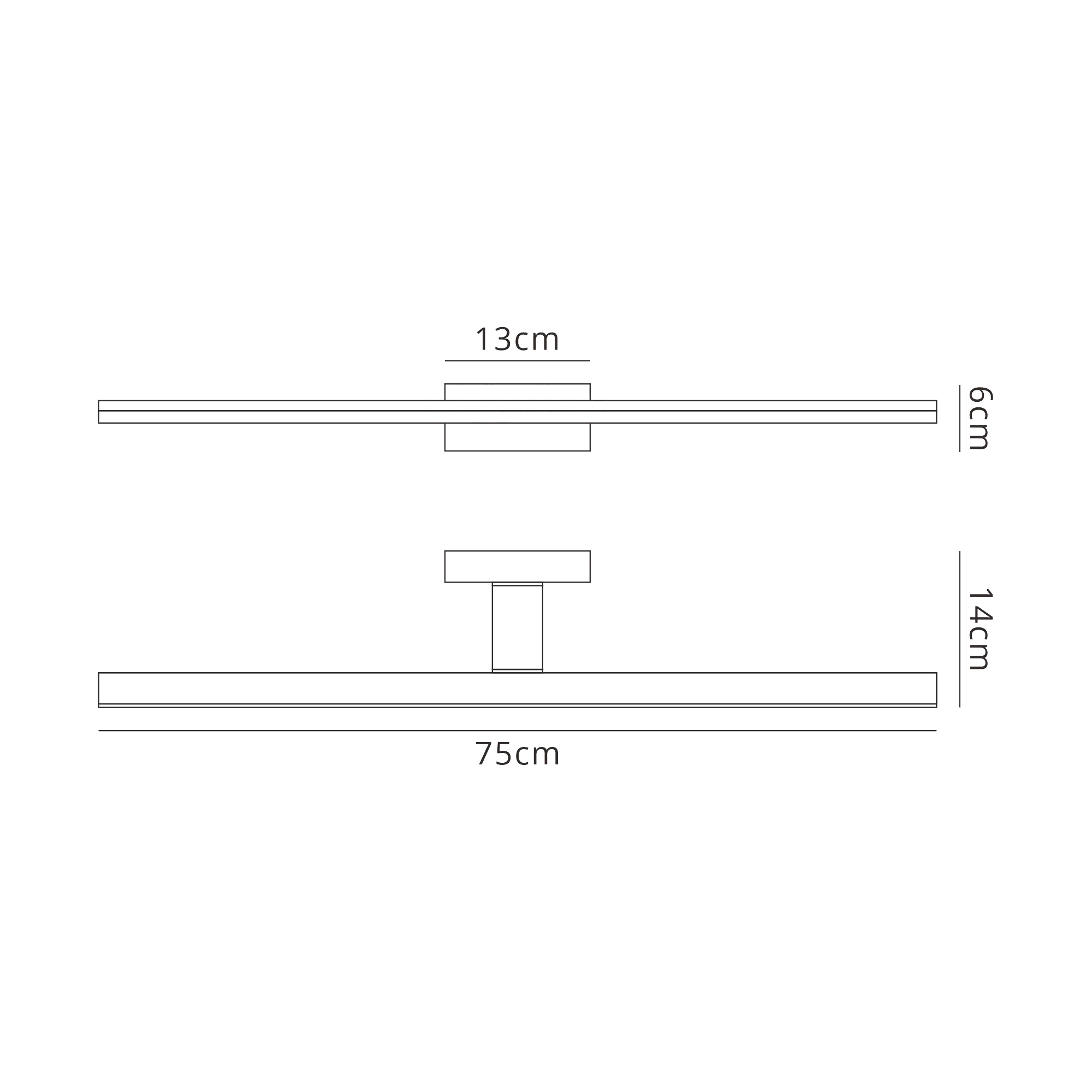 M6762  Morne Wall Light 20W LED IP44 Chrome